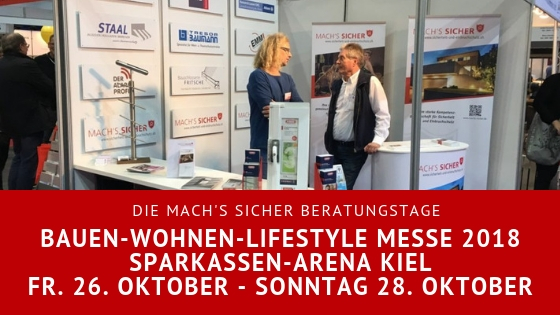 Mach's Sicher auf der Bauen-Wohnen-Lifestyle Messe 2018